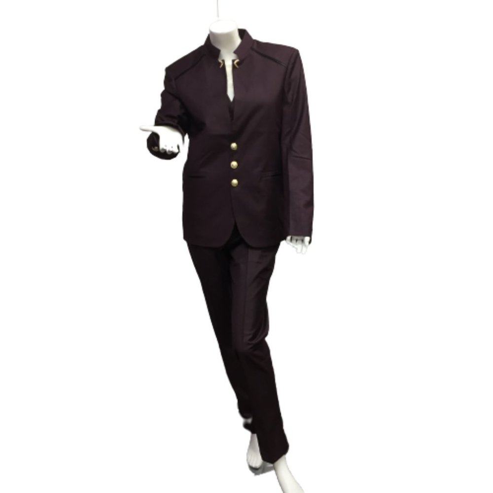 Ladies Size XL Burgundy 3 Piece Business Suit